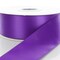 4&#x22; Double Faced Satin Ribbon 465 Purple 3yd